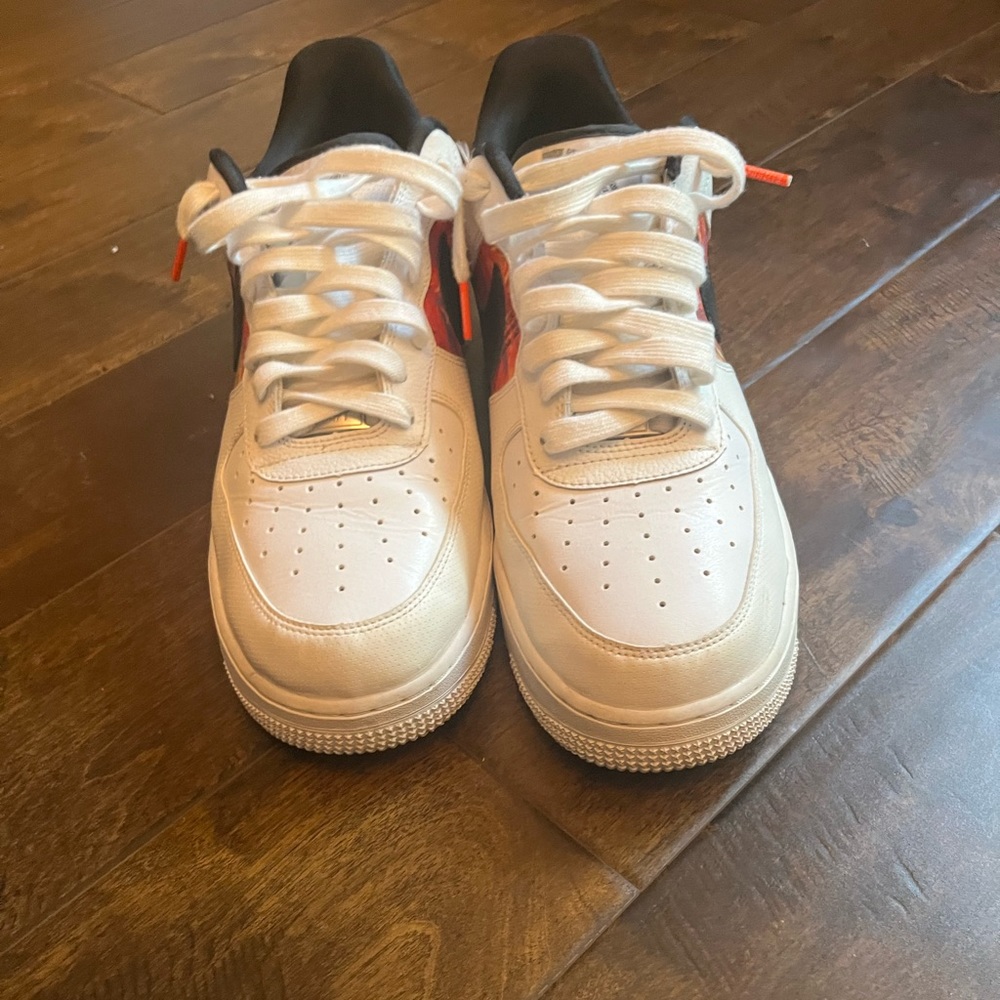 White Black and MultiColored Air Force 1